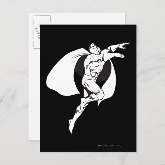 Dr. Fate Soaring Outline Briefkaart (Voorkant / Achterkant)