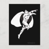 Dr. Fate Soaring Outline Briefkaart (Voorkant)