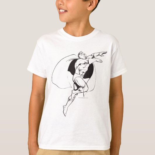 Dr. Fate Soaring Outline T-shirt (Voorkant)