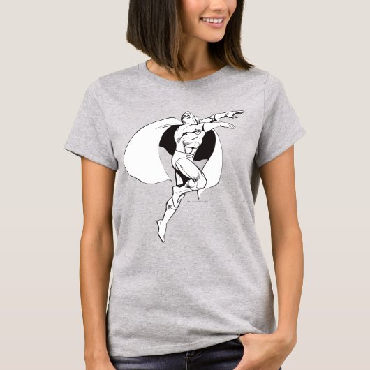 Dr. Fate Soaring Outline T-shirt (Voorkant)