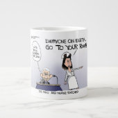 Dr. Fauci en Nurse Ratchet Mok (Voorkant)