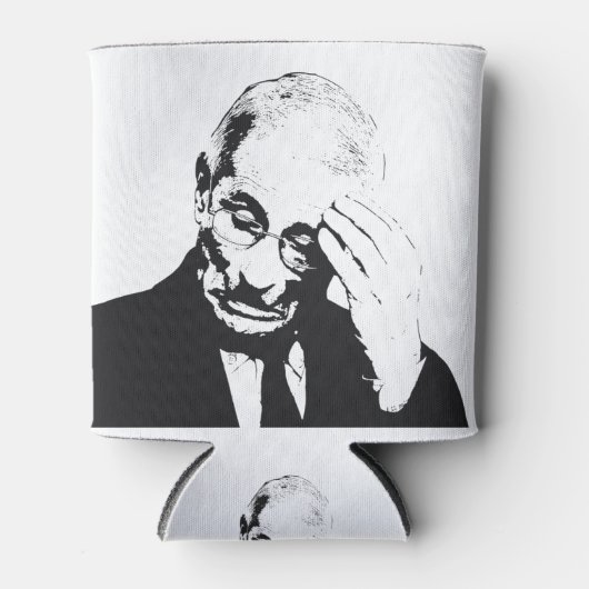 Dr. Fauci Facepalm Blikjeskoeler (Voorkant)