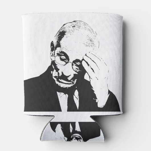 Dr. Fauci Facepalm Blikjeskoeler (Achterkant)