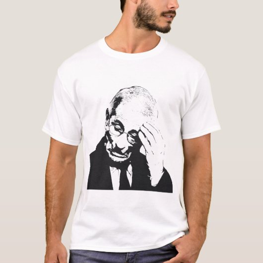 Dr. Fauci Facepalm T-shirt (Voorkant)