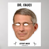 DR FAUCI Halloween Mask Poster (Voorkant)