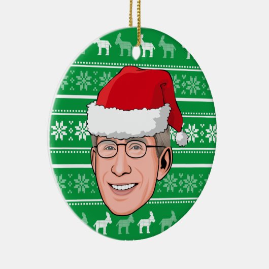 Dr. Fauci Holiday Keramisch Ornament (Rechts)