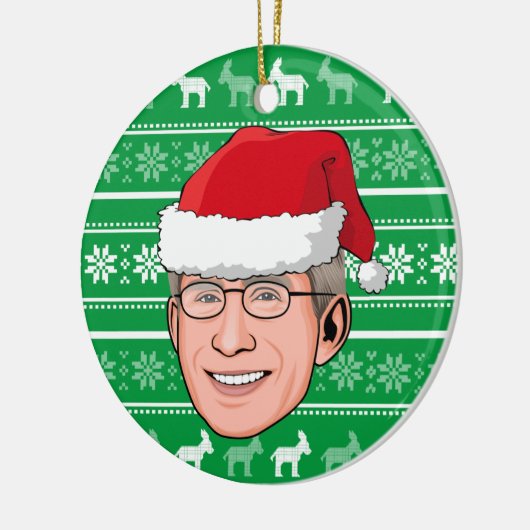 Dr. Fauci Holiday Keramisch Ornament (Links)