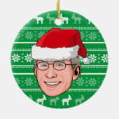 Dr. Fauci Holiday Keramisch Ornament (Achterkant)
