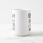 Dr. Fauci Keep Calm Draag uw masker uw handen wass Koffiemok (Center)