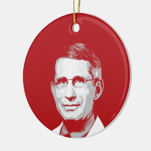 DR. FAUCI KERAMISCH ORNAMENT (Links)