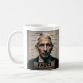 Dr. Fauci Mugshot Koffiemok (Links)