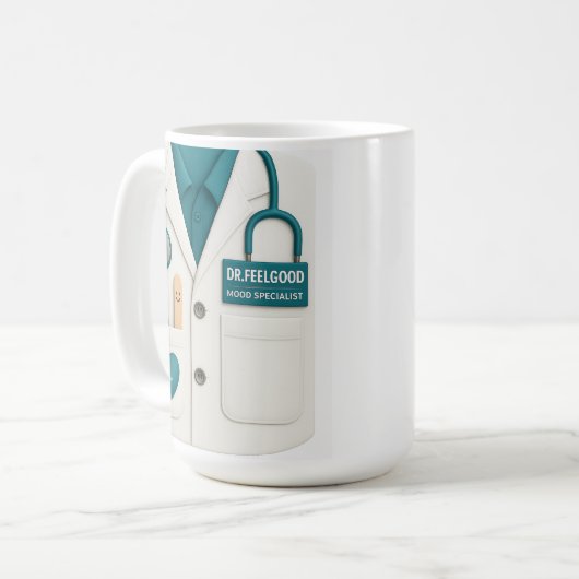 Dr. Feelgood Mood Specialist Mok (Voorkant links)