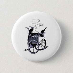 Dr Finkelstein gekke wetenschapsbaby Ronde Button 5,7 Cm