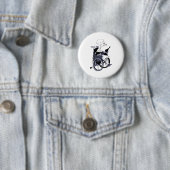 Dr Finkelstein Mad Scientist Baby Ronde Button 5,7 Cm (In situ)