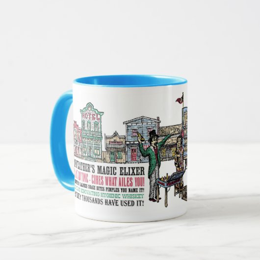 Dr. Finveren's Magic Elixer Mok (Voorkant links)