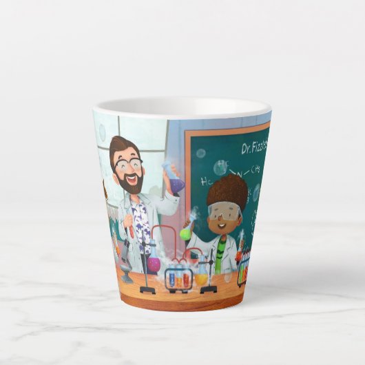 Dr. Fizzlebop Coffee Latte Mok (Voorkant)