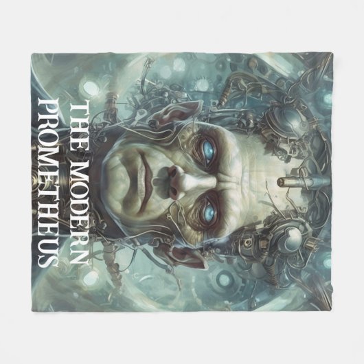 Dr. Frankenstein's Monster - Moderne Prometheus Fleece Deken (Voorkant (Horizontaal))