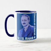 Dr. Friedrich August von Hayek Dark Blue Mok (Links)