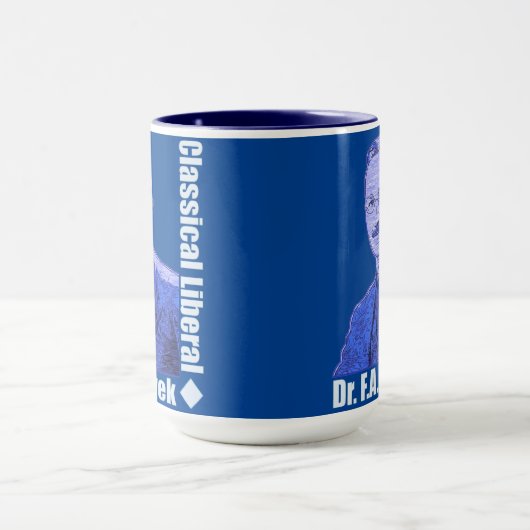 Dr. Friedrich August von Hayek Dark Blue Mok (Midden)