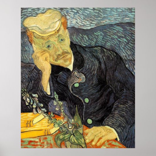 Dr. Gachet - Van Gogh - c1890 Poster (Voorkant)