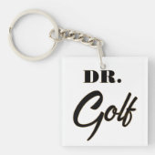 Dr. Golf Funny Design voor golfliefhebbers Sleutelhanger (voorkant)