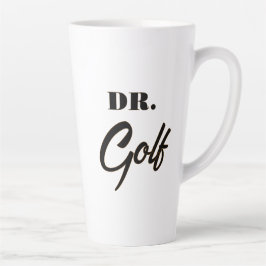 Dr. Golf Grappig Ontwerp voor Golf Liefhebbers Latte Mok
