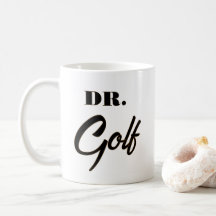 Dr. Golf Grappig ontwerp voor golfliefhebbers