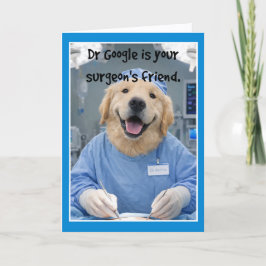 Dr Google Friend Get Well Card SF-1 Kaart