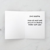 Dr Google Friend Get Well Card SF-1 Kaart (Binnen)