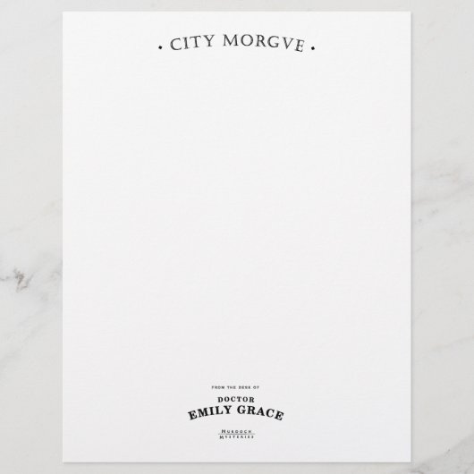 Dr. Grace Stationery (Voorkant)