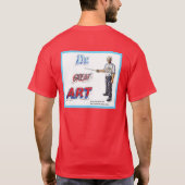Dr. Great Art Gehele kunstgeschiedenis T-shirt (Achterkant)