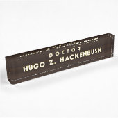 Dr. Hackenbush Desk Naambordje