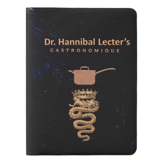 Dr Hannibal Lecter Laptop cover Extra Groot Moleskine Notitieboekje (Voorkant)