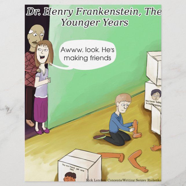 Dr. Henry Frankstien Jongere Jaren (Voorkant)