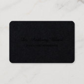 Dr. Herbalist en Acupuncturist Minimalist Simple Visitekaartje (Achterkant)