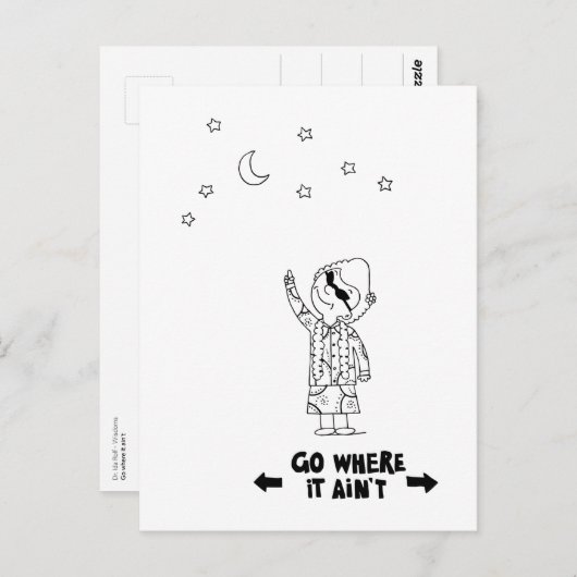 Dr. Ida Rolf - Ga waar het geen Briefkaart is (Voorkant / Achterkant)