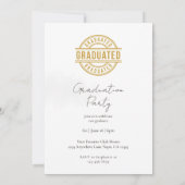  Dr. In The House Graduation Announcement  Kaart (Achterkant)