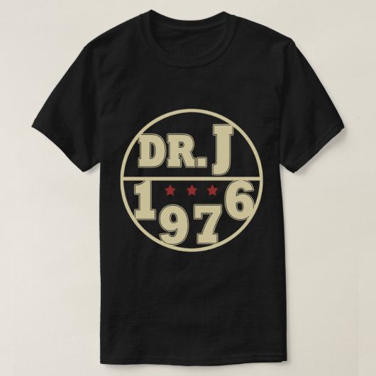 Dr J 1976 T-Shirt (Design voorkant)