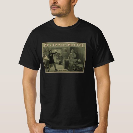 Dr. Jekyll and Mr Hyde Classic Print T-shirt (Voorkant)