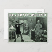 Dr. Jekyll en de heer Hyde 1880 Briefkaart (Voorkant / Achterkant)