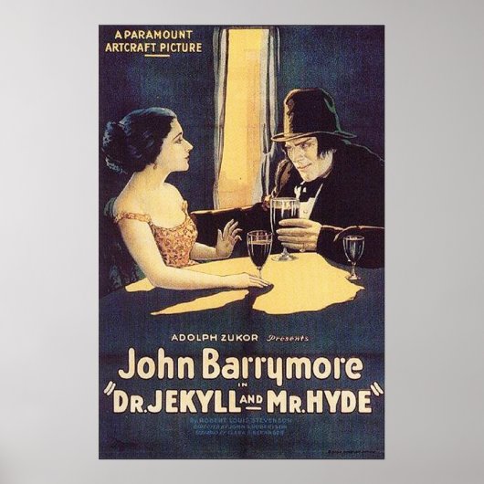 Dr. Jekyll en de heer Hyde 1920 Poster (Voorkant)