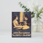 Dr. Jekyll en de heer Hyde Movie Poster Briefkaart (Staand voorkant)