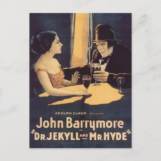 Dr. Jekyll en de heer Hyde Movie Poster Briefkaart (Voorkant)