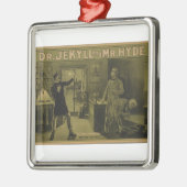 Dr. Jekyll en de heer Hyde Theatrical Poster 1880 Metalen Ornament (Links)