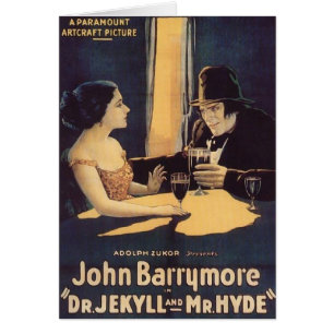 Dr. Jekyll en M. Hyde Vintage Movie Poster