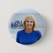 Dr. Jill Biden voor First Lady Ronde Button 5,7 Cm (Voorkant)
