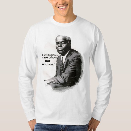 Dr. John Henrik Clarke T-shirt (Voorkant)