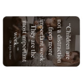 Dr. John Trainer Inspirerend Quote, moederschap Magneet (Horizontaal)