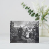 Dr. Johnson die een boete doet op de markt Briefkaart (Staand voorkant)