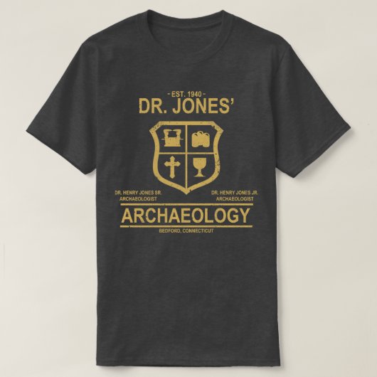 Dr. Jones Archeologie T-shirt met lange mouwen (Design voorkant)